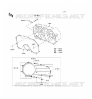 COPERTURA MOTORE DESTRO(S) per Kawasaki VN800 DRIFTER 2000