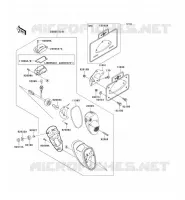 FANALE POSTERIORE(S) per Kawasaki VN800 DRIFTER 2000