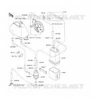 FUEL EVAPORAZIONE SISTEMA(CA) per Kawasaki VN800 DRIFTER 2001