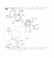 LENS(S) per Kawasaki VN800 DRIFTER 2001