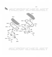 POGGIAPIEDI per Kawasaki VN800 DRIFTER 2001
