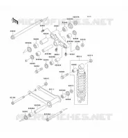 SOSPENSIONI   AMMORTIZZATORE per Kawasaki VN800 DRIFTER 2001