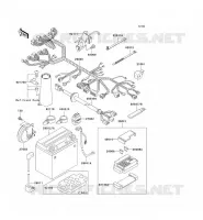 TELAIO MATERIALE ELETTRICO per Kawasaki VN800 DRIFTER 2001