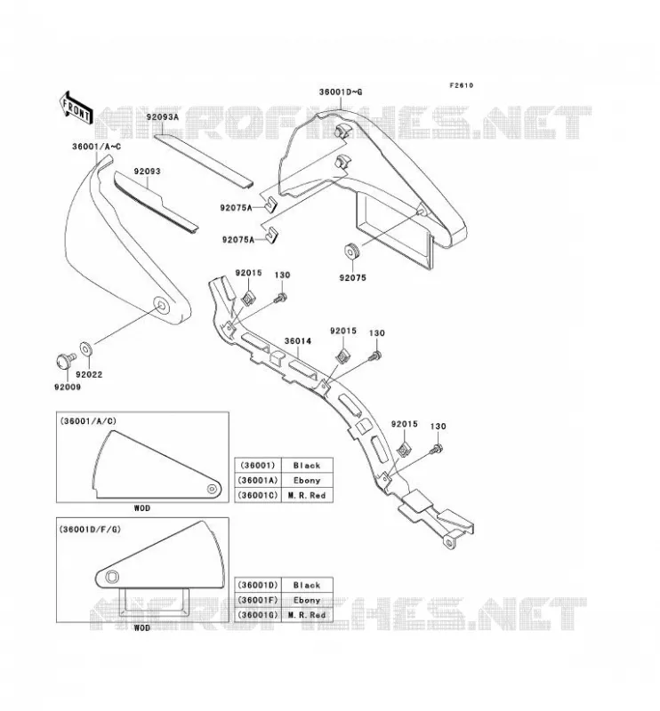 FIANCHETTI - COPERCHIO CATENA Kawasaki MOTOS 800 2001 VN800 DRIFTER  VN800-E1