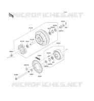 MOZZO POSTERIORE per Kawasaki VN800 DRIFTER 2002