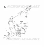 SUPPORTO DEL MOTORE per Kawasaki VN800 DRIFTER 2002