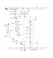 POSTERIORE POMPA per Kawasaki VN800 DRIFTER 2003