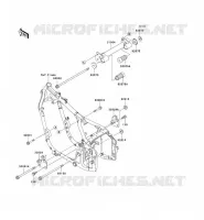 SUPPORTO DEL MOTORE per Kawasaki VN800 DRIFTER 2003