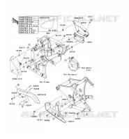 FIANCHETTI   COPERCHIO CATENA per Kawasaki VN900 CUSTOM 2008