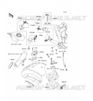 INTERRUTTORE   RIFLETTORI per Kawasaki VN900 CUSTOM 2008