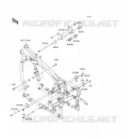 SUPPORTO DEL MOTORE per Kawasaki VN900 CUSTOM 2008
