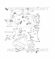 INTERRUTTORE   RIFLETTORI per Kawasaki VN900 CUSTOM 2009