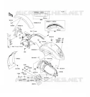 PARAFANGO per Kawasaki VN900 CUSTOM 2009