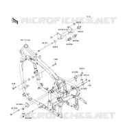 SUPPORTO DEL MOTORE per Kawasaki VN900 CUSTOM 2009