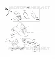 FANALE POSTERIORE(S) per Kawasaki VN900 CUSTOM 2009
