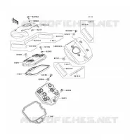 TESTATA COPERTURA per Kawasaki VN900 CUSTOM 2009
