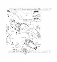 PARAFANGO per Kawasaki VULCAN 900 CUSTOM 2012