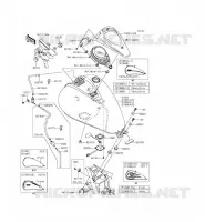 SERBATOIO DI CARBURANTE per Kawasaki VULCAN 900 CUSTOM 2012