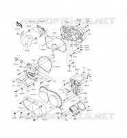 Coperchi motore per Kawasaki VULCAN 900 CUSTOM 2013