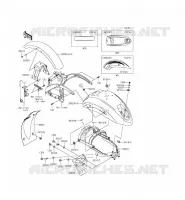 PARAFANGO per Kawasaki VULCAN 900 CUSTOM 2013