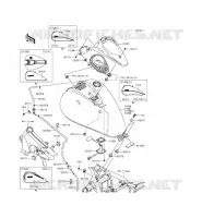 SERBATOIO DI CARBURANTE per Kawasaki VULCAN 900 CUSTOM 2013