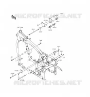 SUPPORTO DEL MOTORE per Kawasaki VULCAN 900 CUSTOM 2013