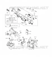 TELAIO MATERIALE ELETTRICO per Kawasaki VULCAN 900 CUSTOM 2013