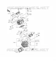 TESTATA per Kawasaki VULCAN 900 CUSTOM 2013
