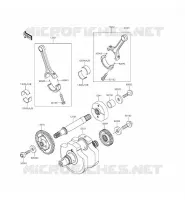 ALBERO MOTORE per Kawasaki VULCAN 900 CUSTOM 2013