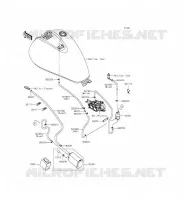 FUEL EVAPORAZIONE SISTEMA(CA) per Kawasaki VULCAN 900 CUSTOM 2013