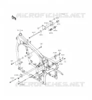 SUPPORTO DEL MOTORE per Kawasaki VULCAN 900 CUSTOM 2013