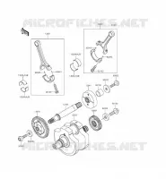 ALBERO MOTORE per Kawasaki VULCAN 900 CUSTOM 2015