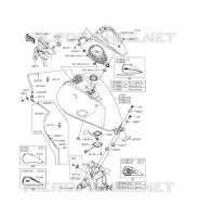 SERBATOIO DI CARBURANTE per Kawasaki VULCAN 900 CUSTOM 2015
