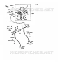ANTERIORE POMPA per Kawasaki 1000GTR 1990