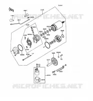 MOTORINO DI AVVIAMENTO per Kawasaki 1000GTR 1990
