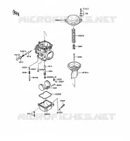 RICAMBI CARBURATORE per Kawasaki 1000GTR 1990