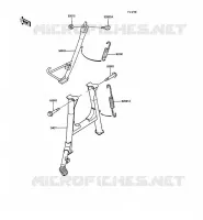 SUPPORTO per Kawasaki 1000GTR 1990