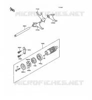 CAMBIO TAMBURO   FORCHE SHIFT per Kawasaki 1000GTR 1991