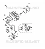 Coperchi motore per Kawasaki 1000GTR 1991