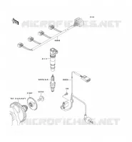ACCENSIONE per Kawasaki Z1000 2006