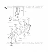 ALBERO MOTORE per Kawasaki Z1000 2006