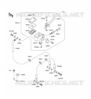 ANTERIORE POMPA per Kawasaki Z1000 2006