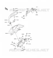 CUFFIA per Kawasaki Z1000 2006