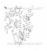Coperchi motore per Kawasaki Z1000 2006