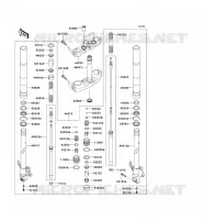 FORCELLA per Kawasaki Z1000 2006