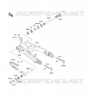 FORCELLONE per Kawasaki Z1000 2006