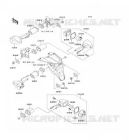 INDICATORI per Kawasaki Z1000 2006