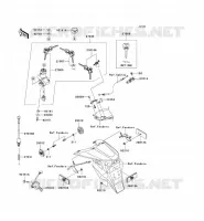 INTERRUTTORE   RIFLETTORI per Kawasaki Z1000 2006