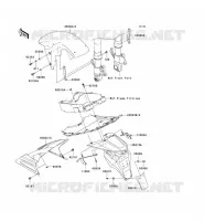 PARAFANGO per Kawasaki Z1000 2006