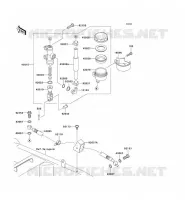 POSTERIORE POMPA per Kawasaki Z1000 2006